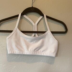 White Women's Sports Bra beyond yoga size S
